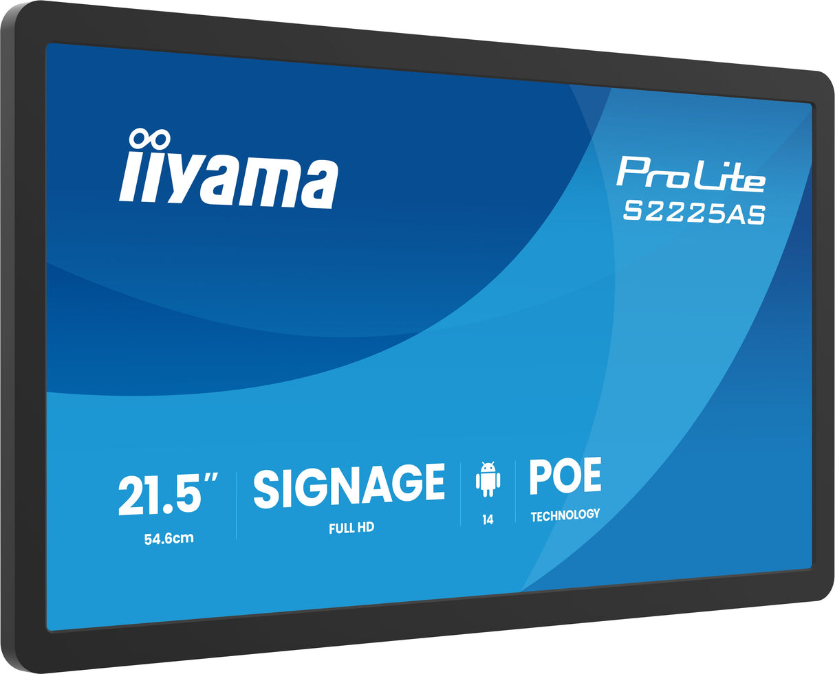 EAN 4948570127177 - iiyama ProLite S2225AS-B1P Pantalla plana para señalización digital 54,6 cm (21.5") LCD Wifi 500 cd / m² imagen 1