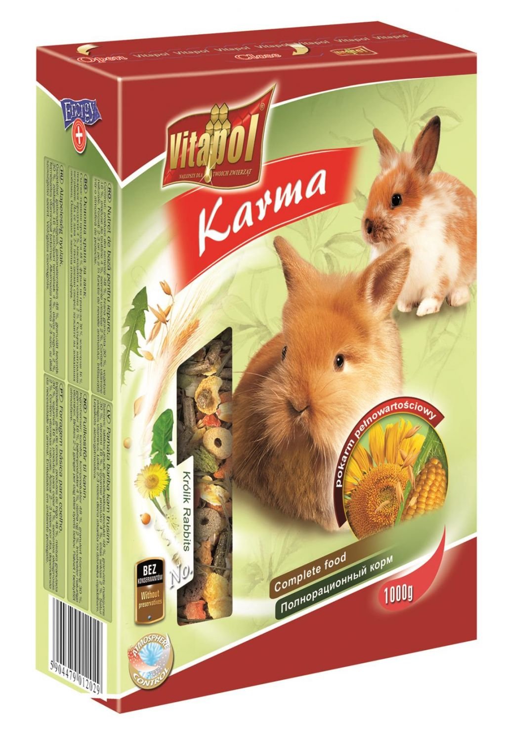 EAN 5904479012029 - Vitapol zvp-1202 Heno 1 kg Conejo imagen 1