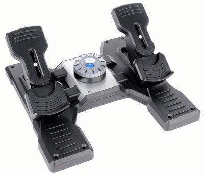 Logitech Pro Flight Rudder Pedales Simulador De Vuelo 945-000005