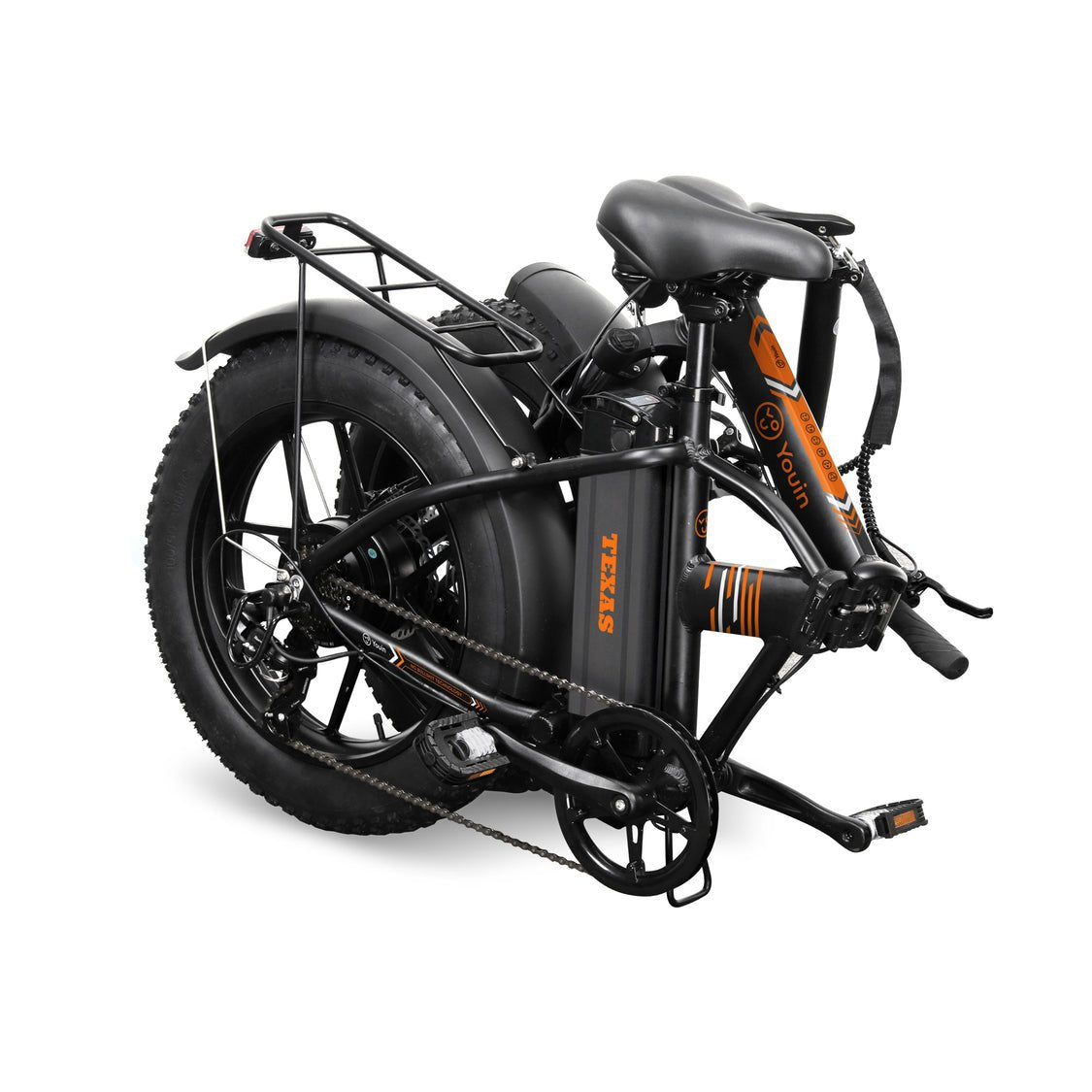 Youin Bk1201 Bicicleta Eléctrica Negro, Naranja Aluminio 20 50,8 Cm (20") 27 Kg