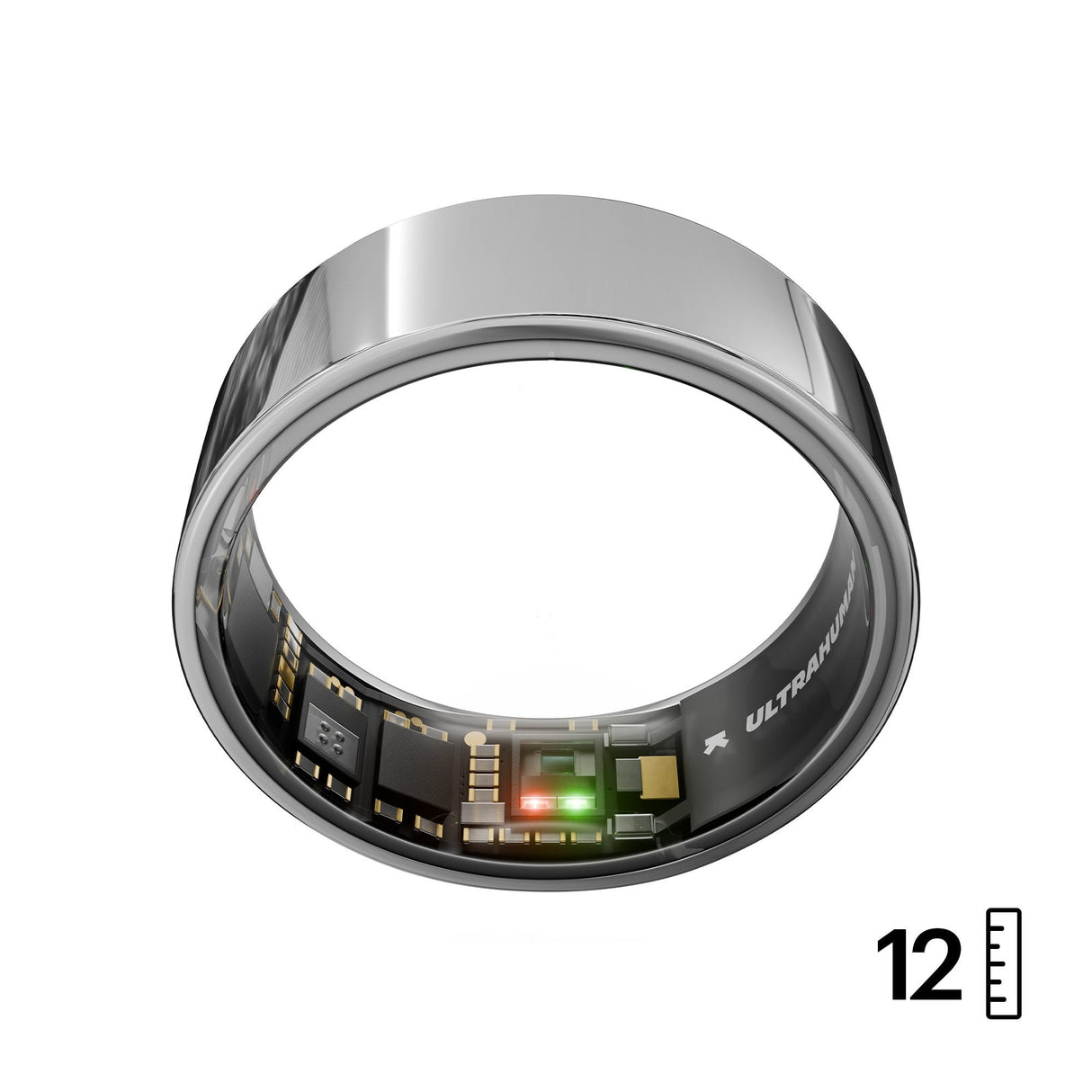 Ultrahuman Air Smart Ring Space Silver Grösse 12