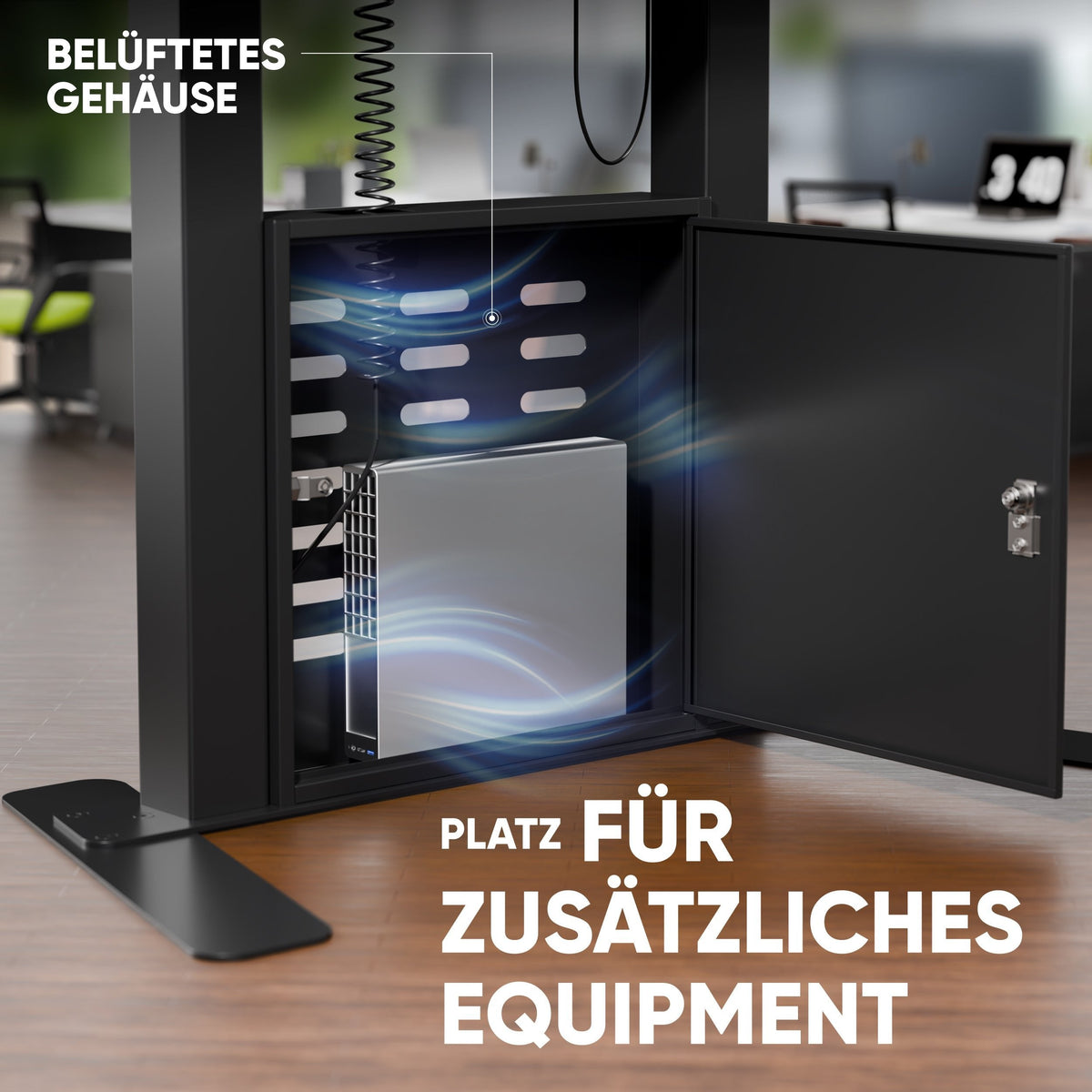 Tv Set Acc Floor Stand /55-100/Black Fpro2l-40-B Onkron