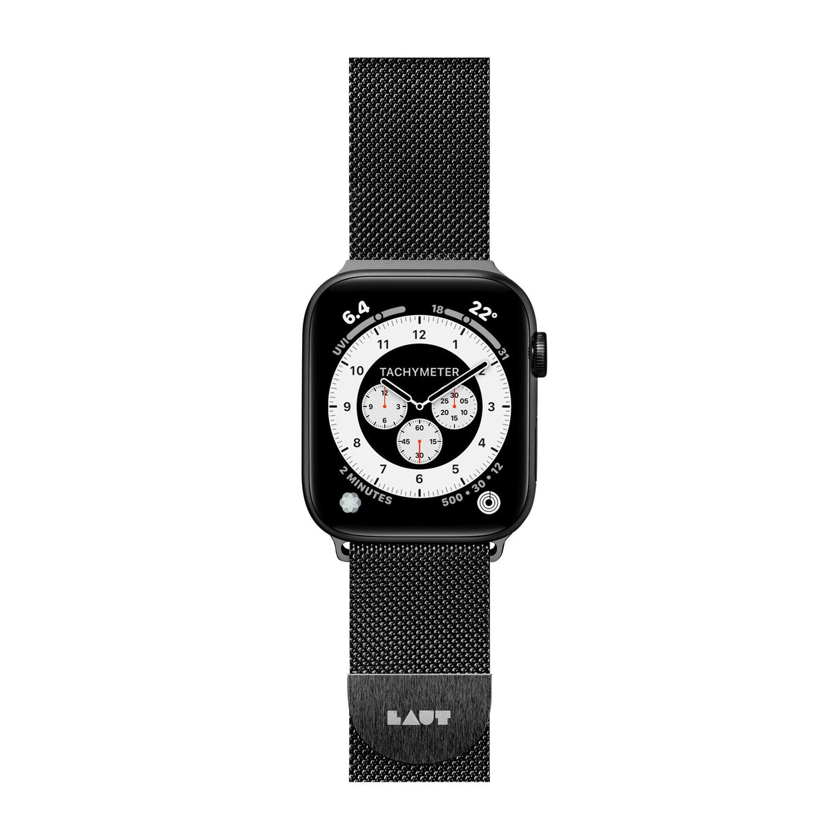 Laut Correa Steel Loop Apple Watch Strap 42/44 Mm Negro