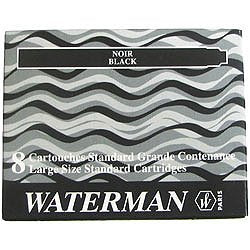 Waterman S0110850 Recambio De Bolígrafo Negro 8 Pieza(S)