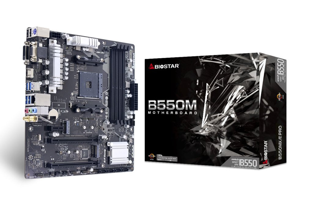 EAN 4712960685130 - Biostar B550MX/E PRO placa base AMD B550 Zócalo AM4 micro ATX imagen 1