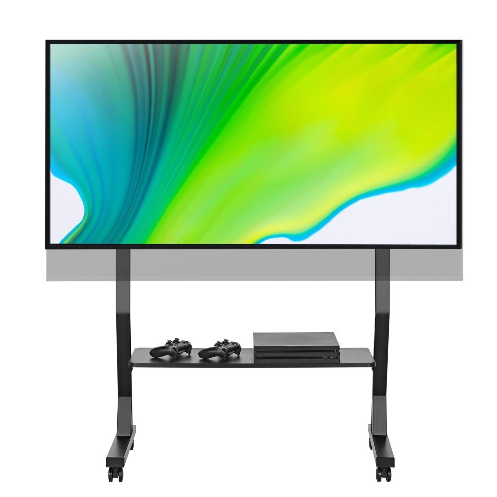 Soporte De Pie Techly Con Estante Para Tv Lcd Led Plasma De 45-90"