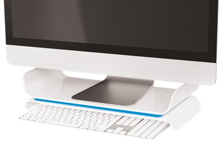 Soporte Leitz 65040036 Para Monitor (27") Azul, Blanco