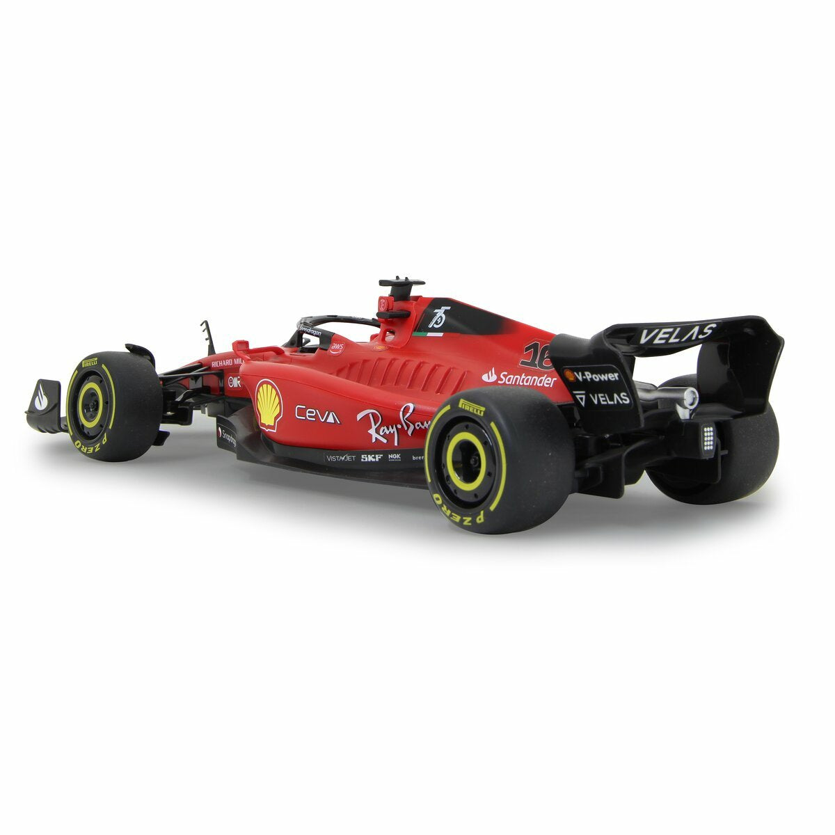 Jamara Mclaren Ferrari F1-75 1:18 2,4ghz Rojo