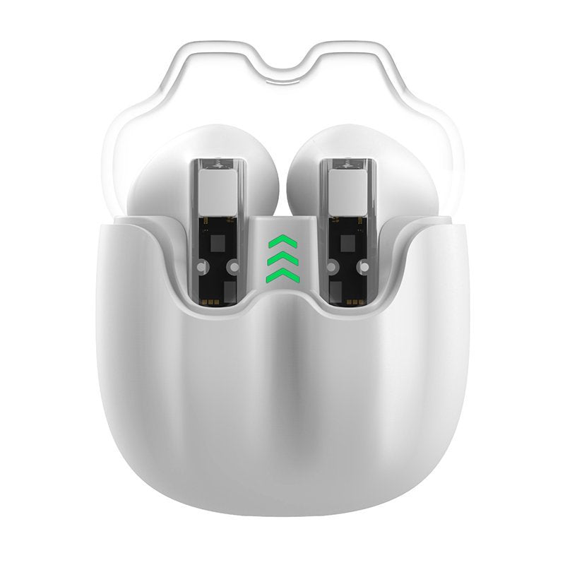 Cool Auriculares Stereo Bluetooth Dual Pod Earbuds Vision Blanco