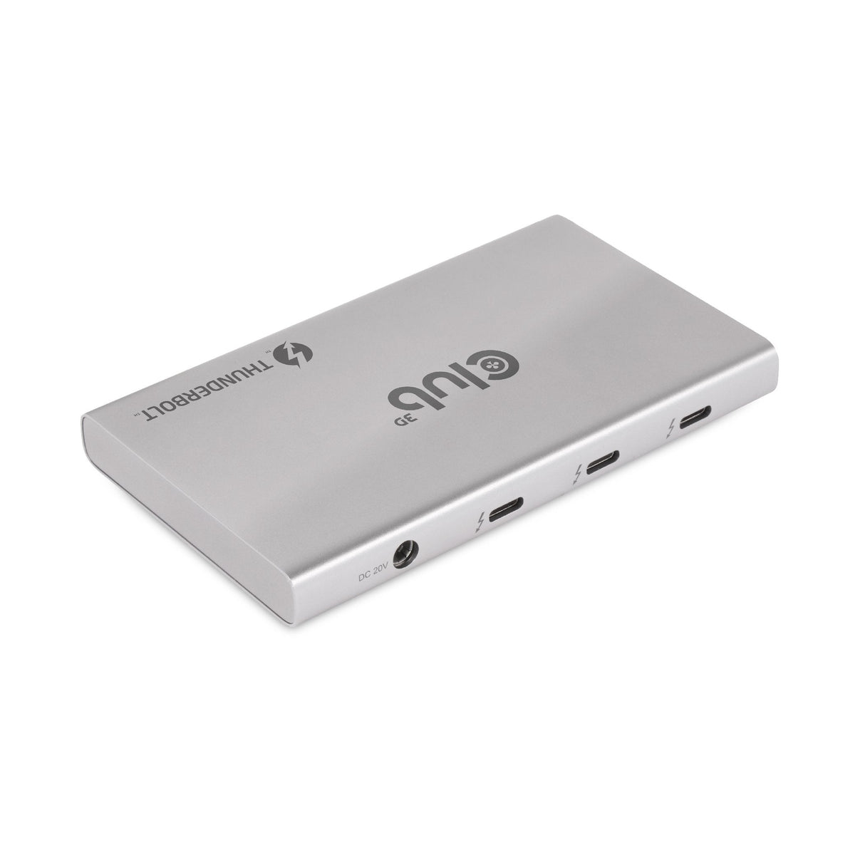 EAN 8719214471958 - CLUB3D CSV-1580 base para portátil y replicador de puertos Acoplamiento Thunderbolt 4 Plata imagen 1