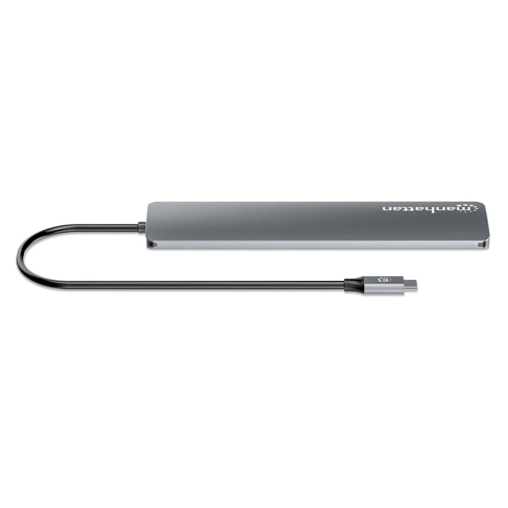 EAN 766623181167 - Manhattan 181167 base para portátil y replicador de puertos Alámbrico USB 3.2 Gen 2 (3.1 Gen 2) Type-C Gri imagen 7