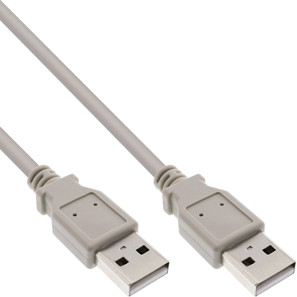 Cable Inline Usb 2.0 Tipo A Macho A Tipo A Macho Beige 2m