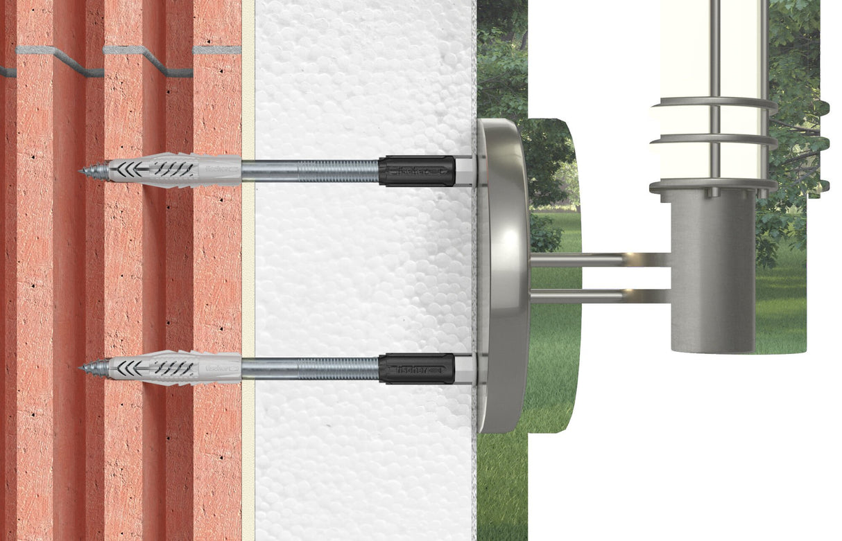 EAN 4006209456927 - Fischer 45692 tornillo de anclaje y taco 20 pieza(s) Juego de enchufes de pared y tornillos imagen 2