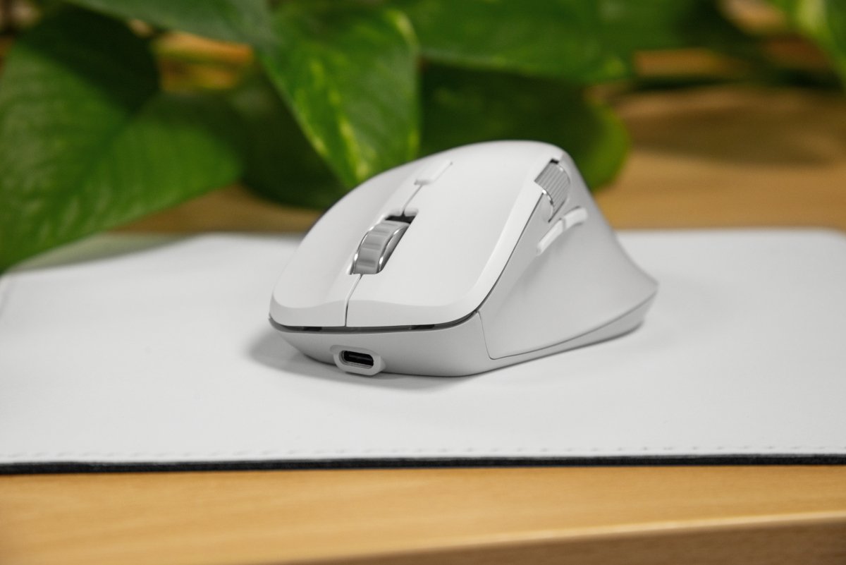 Ratón Recargable Inalámbrico Speedlink Libera Bt Silencioso Blanco