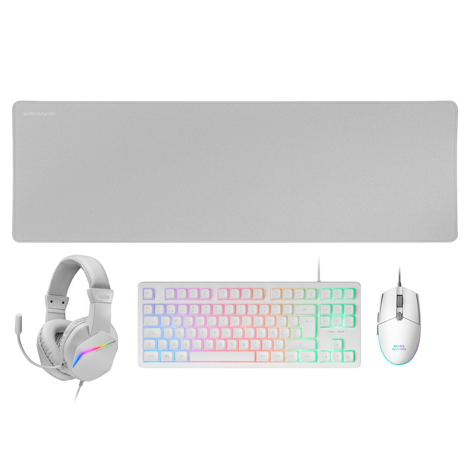 EAN 8435693103363 - Mars Gaming MCP-RGB3 teclado Ratón incluido Juego USB QWERTY imagen 1