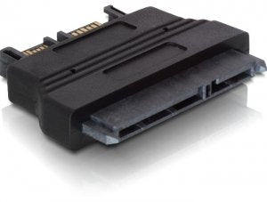 EAN 4043619616947 - DeLOCK Adapter SATA SATA 22-pin FM SATA 13-pin M Negro imagen 1