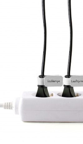 Label-The-Cable Mini, Ltc 2520, Juego De 10 Blanco
