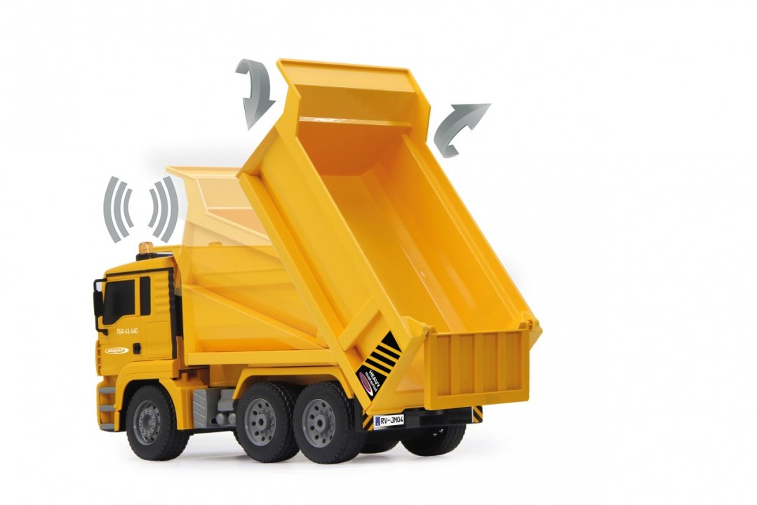 Camión Volquete Jamara Man, Rc Escala 1:20 2,4ghz