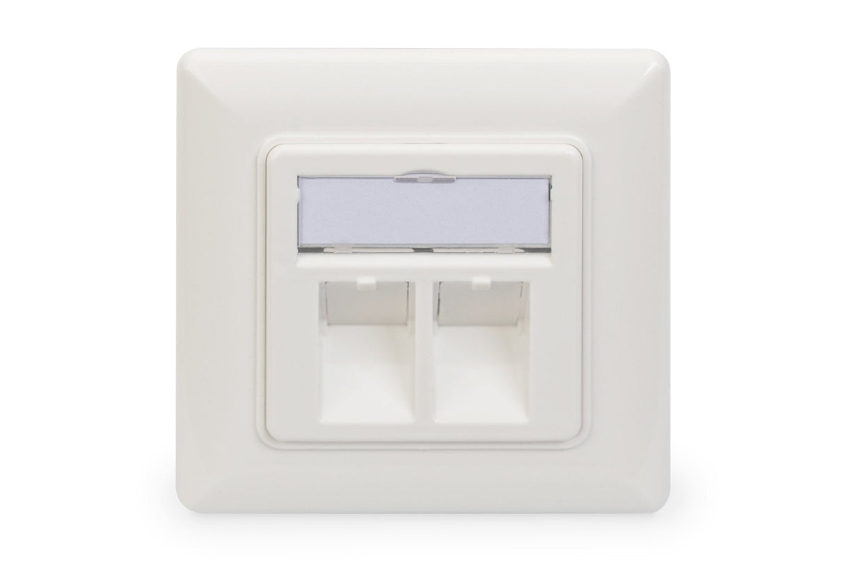 EAN 4016032306160 - Digitus DN-93801-1 toma de corriente RJ-45 Blanco imagen 2