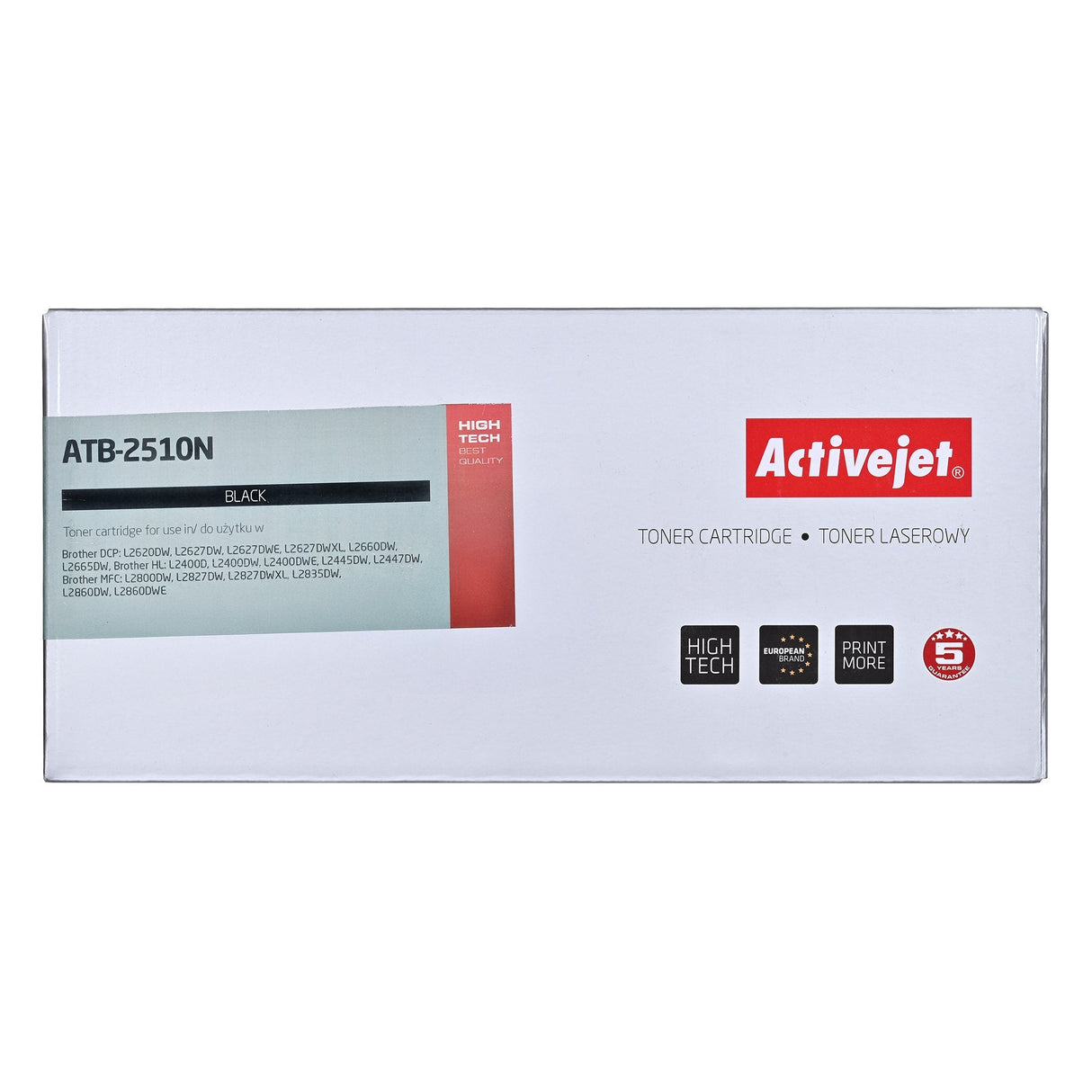 EAN 5901443391104 - Activejet ATB-2510N Toner zamiennik Brother TN2510 Supreme 1200 stron cartucho de tóner Compatible Negro imagen 2