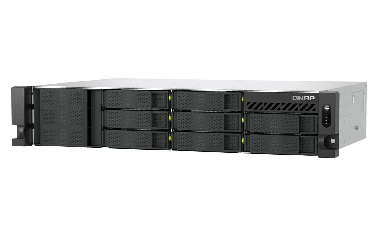 Servidor Nas Qnap Ts-H1065eu-Rp 10 Compartimentos Montaje En Bastidor Sata-600 / Nvme Ram 8 Gb 2.5 Gigabit Ethernet 2u