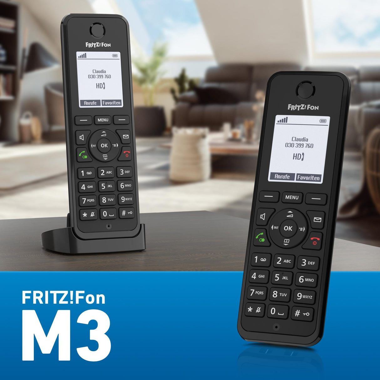 EAN 4023125030970 - Fon M3 Teléfono DECT Identificador de llamadas Negro imagen 6