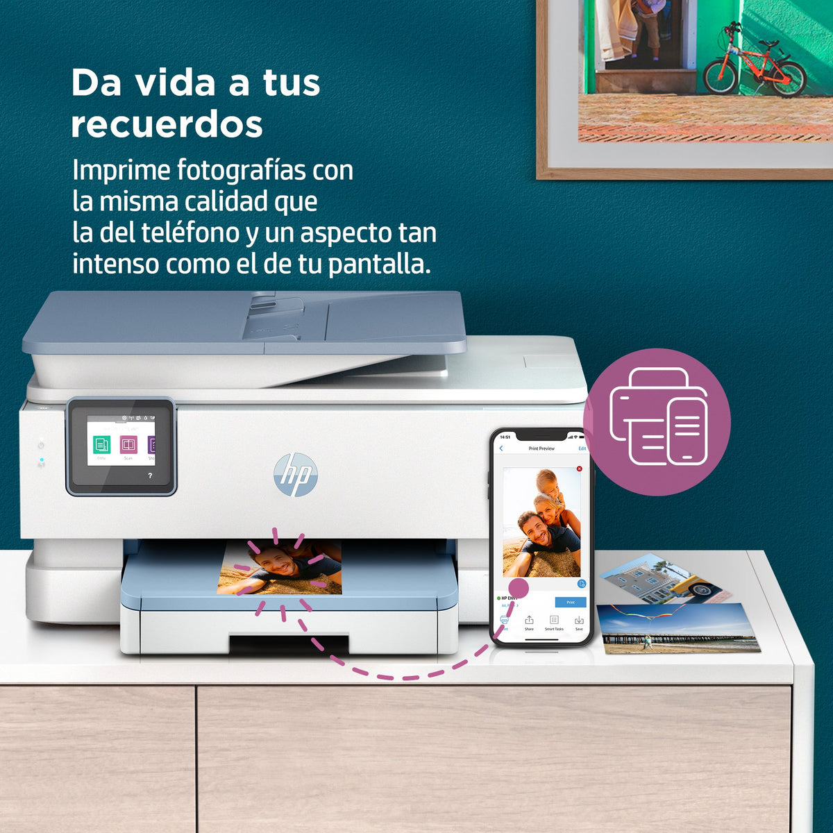EAN 0195697709593 - HP ENVY Inspire 7921e AiO Printer Inyección de tinta térmica A4 4800 x 1200 DPI 15 ppm Wifi imagen 9