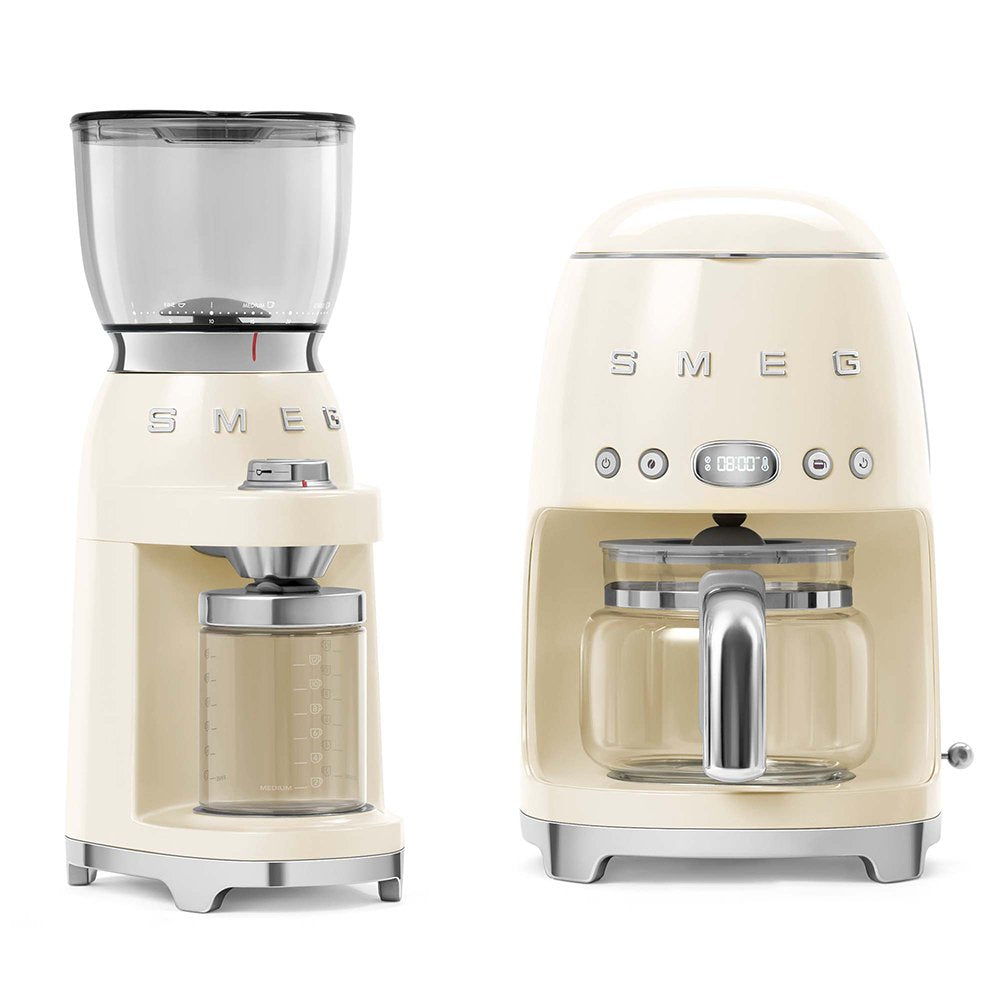 EAN 8017709317973 - Smeg CGF11CREU molinillo de café 150 W Crema de color, Transparente imagen 5