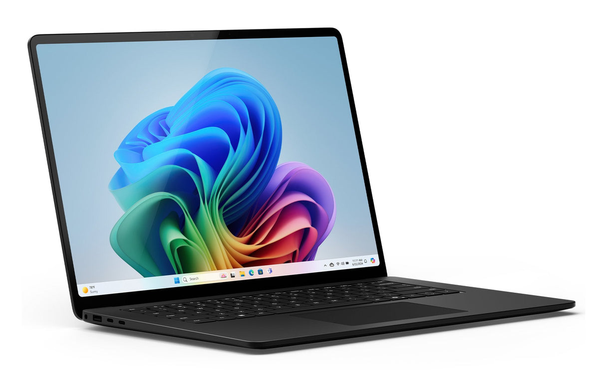 Microsoft Surface Laptop 7 Copilot+ Pc Qualcomm Snapdragon X1e-80-100 Portátil 38,1 Cm (15") Pantalla Táctil 16 Gb Lpddr5x-Sdram 512 Gb Ssd Wi-Fi 7 (802.11be) Windows 11 Home Negro