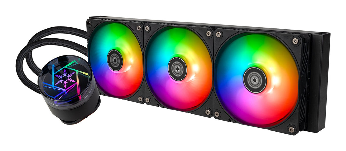 Refrigeración Silverstone Novapeak 360 Argb 360mm Por Agua Negro Sst-Np360-Argb