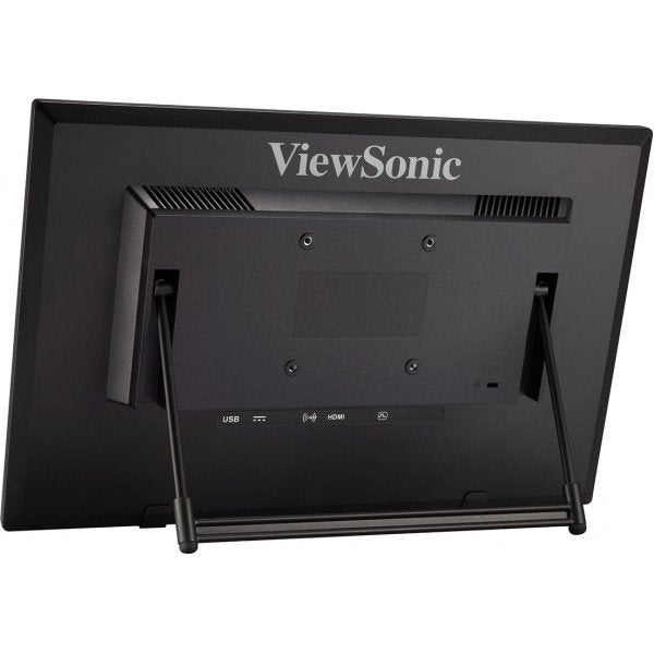 Monitor Viewsonic 15.6 Td1630-3 Tactil Negro 1xhdmi/1xvga/1xusb/1366x768/12ms/Vesa 75x75/Mmedia Td1630-3