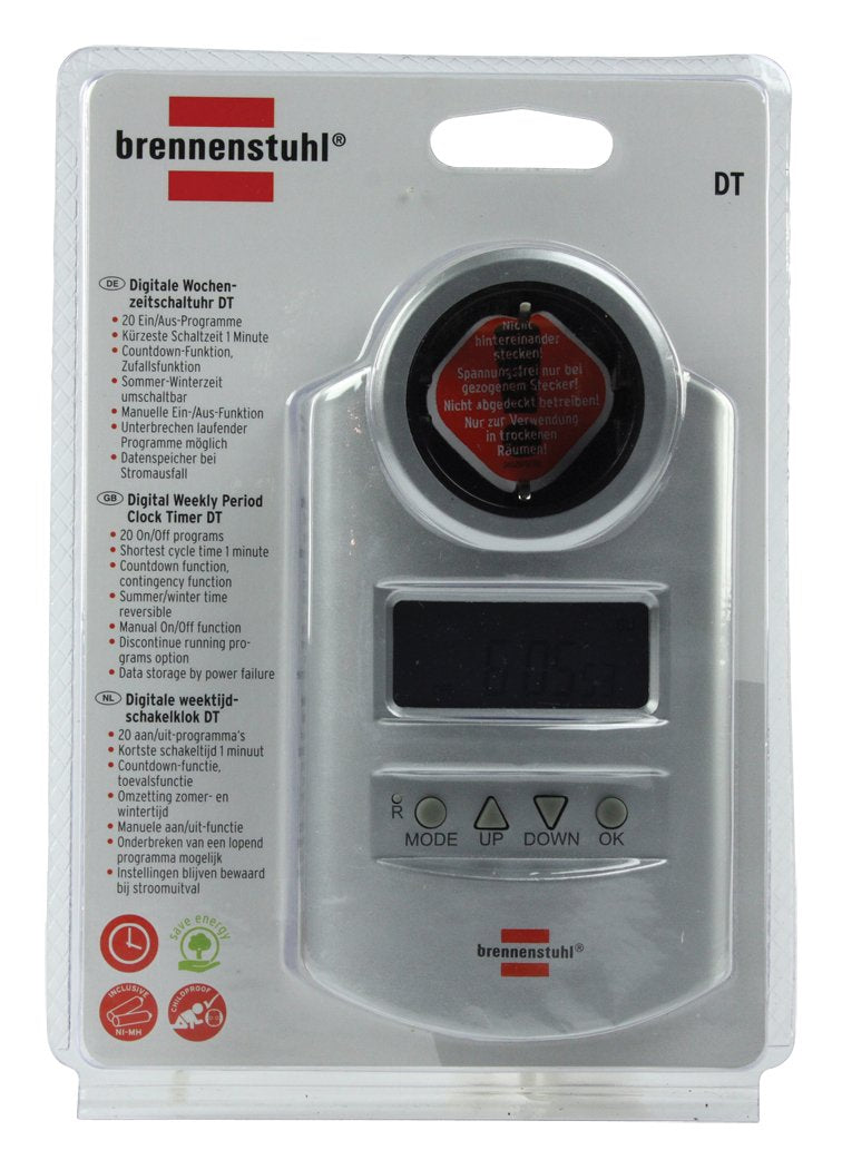 Brennenstuhl Primera-Line Digital Weekly Timer Dt Plata