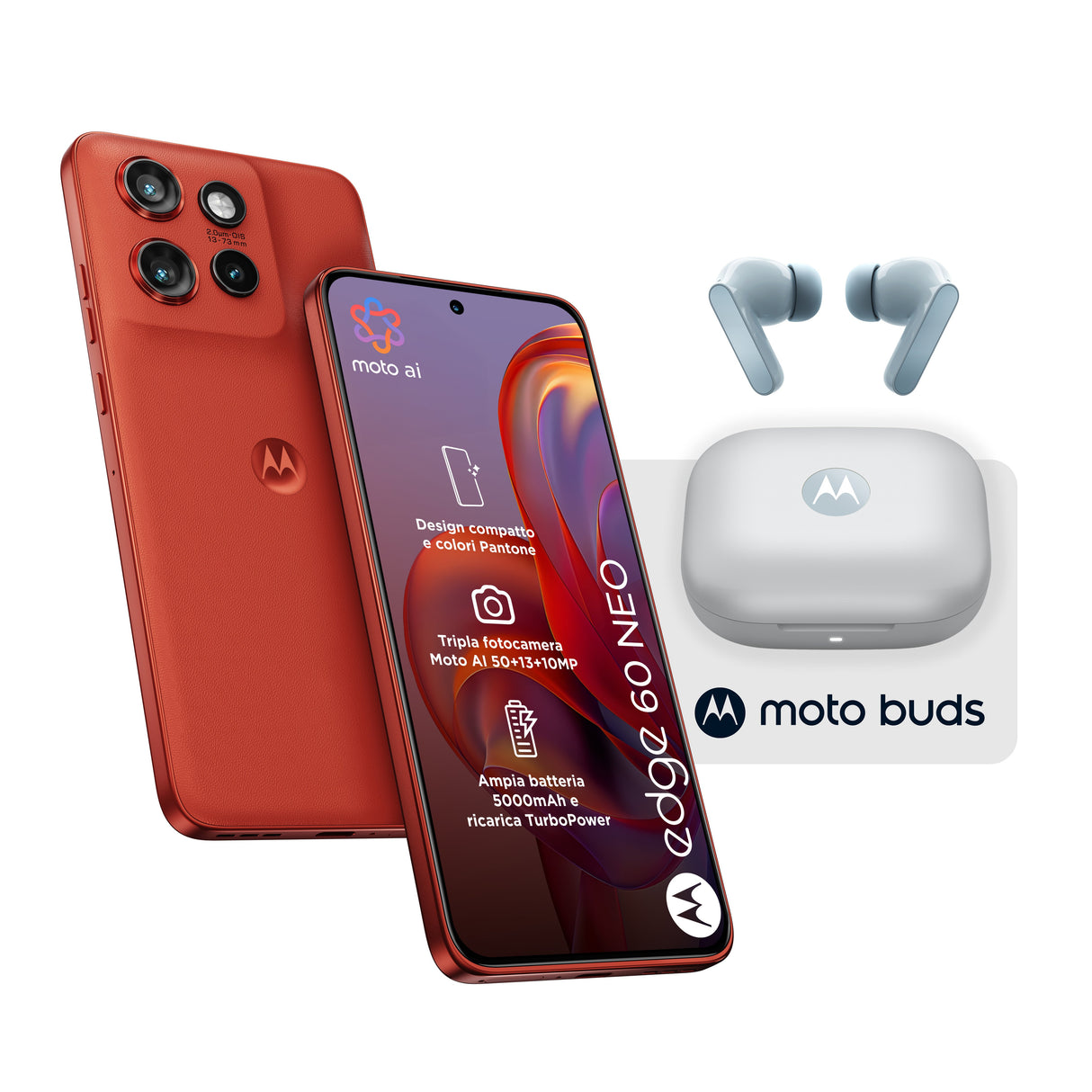 EAN 8033779084164 - Motorola edge 60 neo + Moto Buds PG38C05749 16,1 cm (6.36") SIM doble Android 15 5G USB Tipo C 8 GB 256 G imagen 5