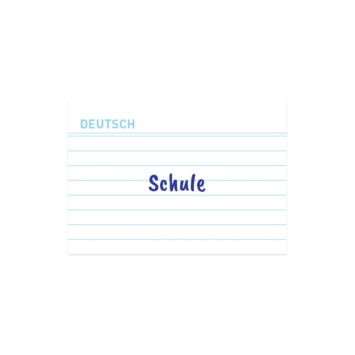 Herlitz Karteikarte A8 Vocablen Liniert Blanco Bl.Engel 100er