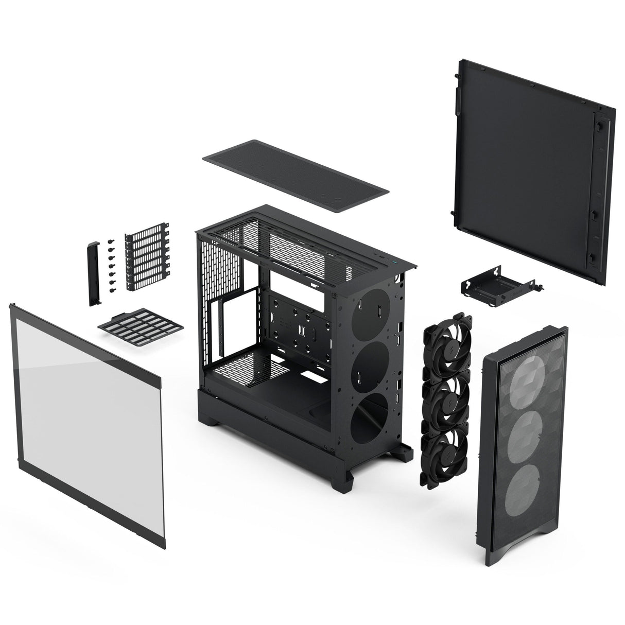 Caja Pc Fractal Pop 2 Air Black Tg Rgbfd-C-Poa2a-02