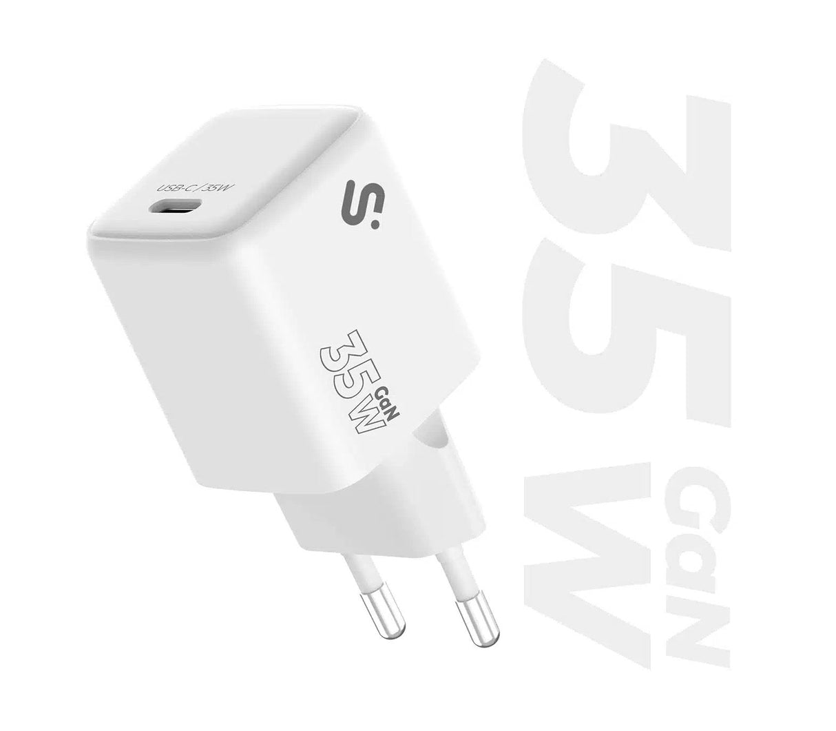 Cargador Pared/Viaje Usb-C Gan 35w Pd Blanco Subblim Cargador Subblim Gan 35w Usb-C