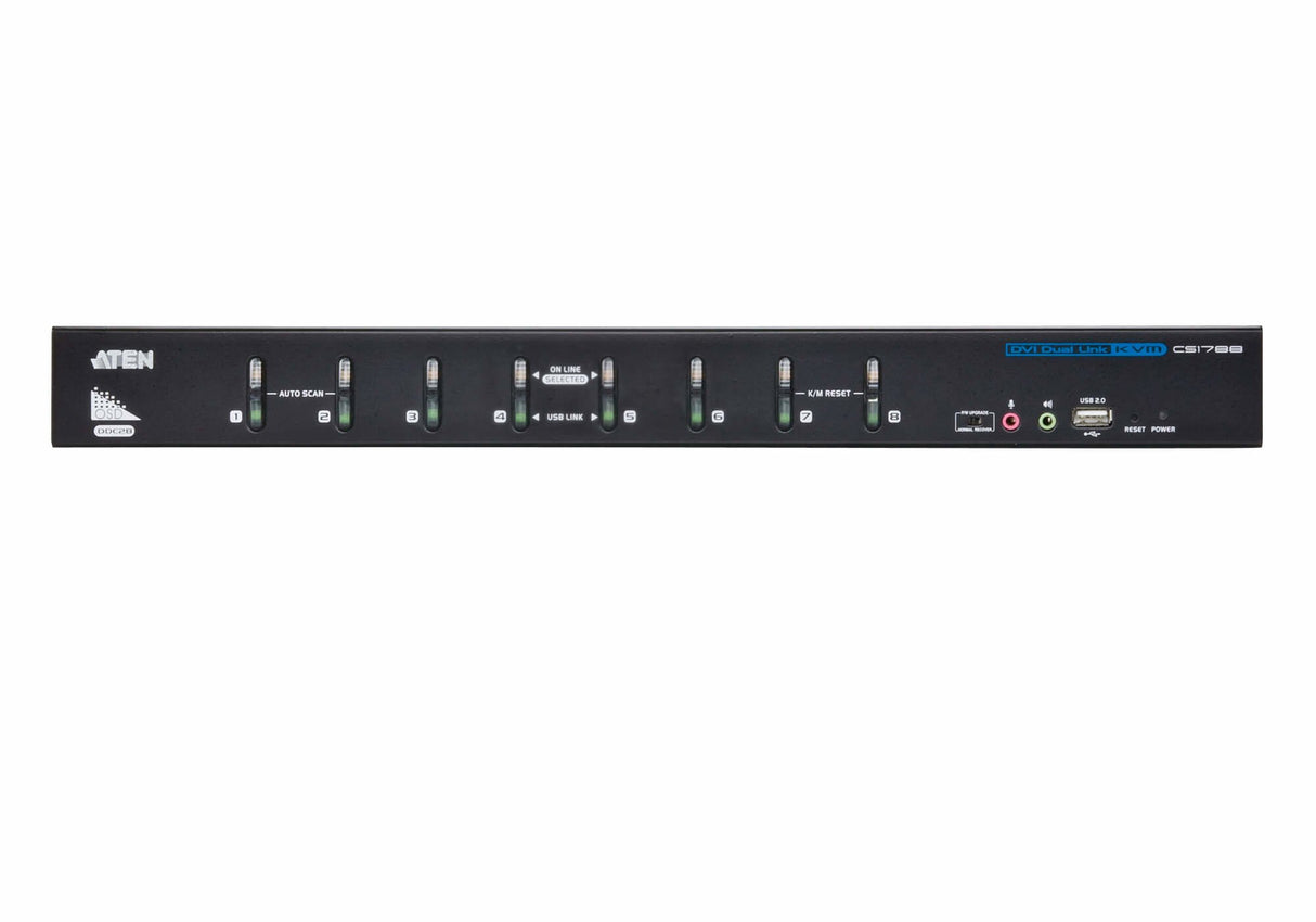 EAN 4710423778443 - ATEN CS1788-AT-G interruptor KVM Negro imagen 3
