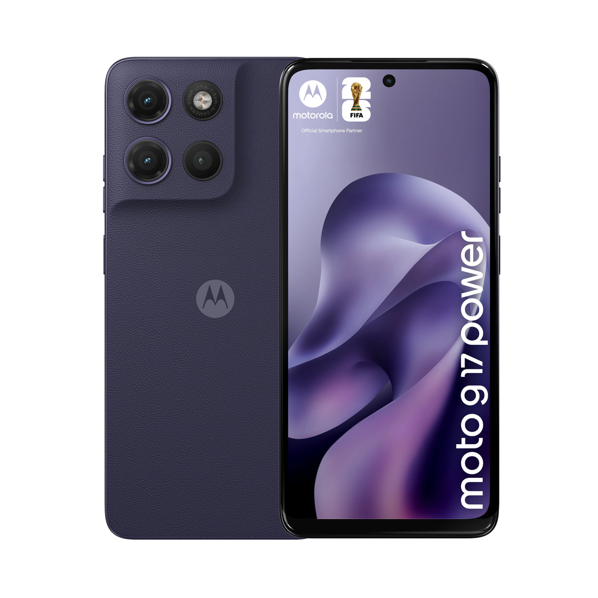 Smartphone Motorola Moto G17 Power 17,1 Cm (6.72") Ranura Híbrida Dual Sim Android 15 Usb Tipo C 8 Gb 256 Gb 6000 Mah Púrpura