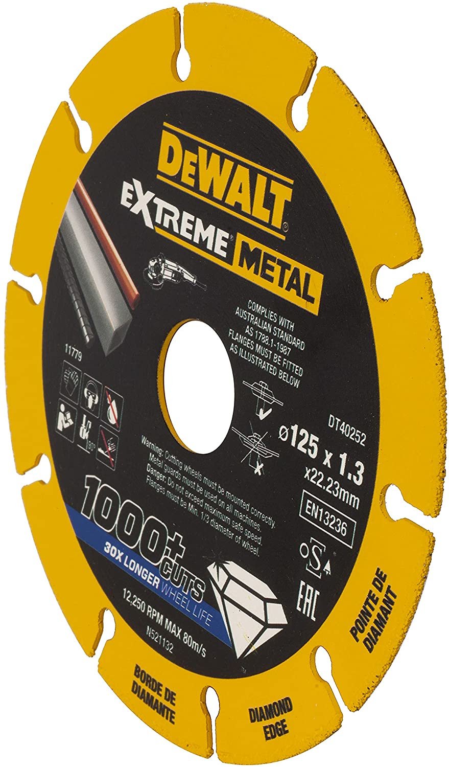 Dewalt Disco De Corte De Diamante Extreme Metal Dt40252 Dt40252-Qz