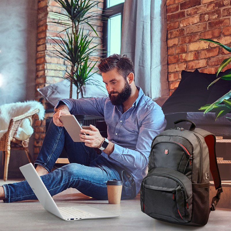 EAN 3567041102768 - Port Designs Houston mochila Mochila informal Negro Tela imagen 12
