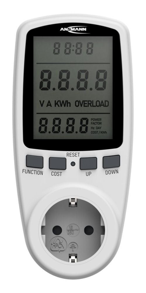 Ansmann 1260-0007 Medidor De Coste De Energía Apm2