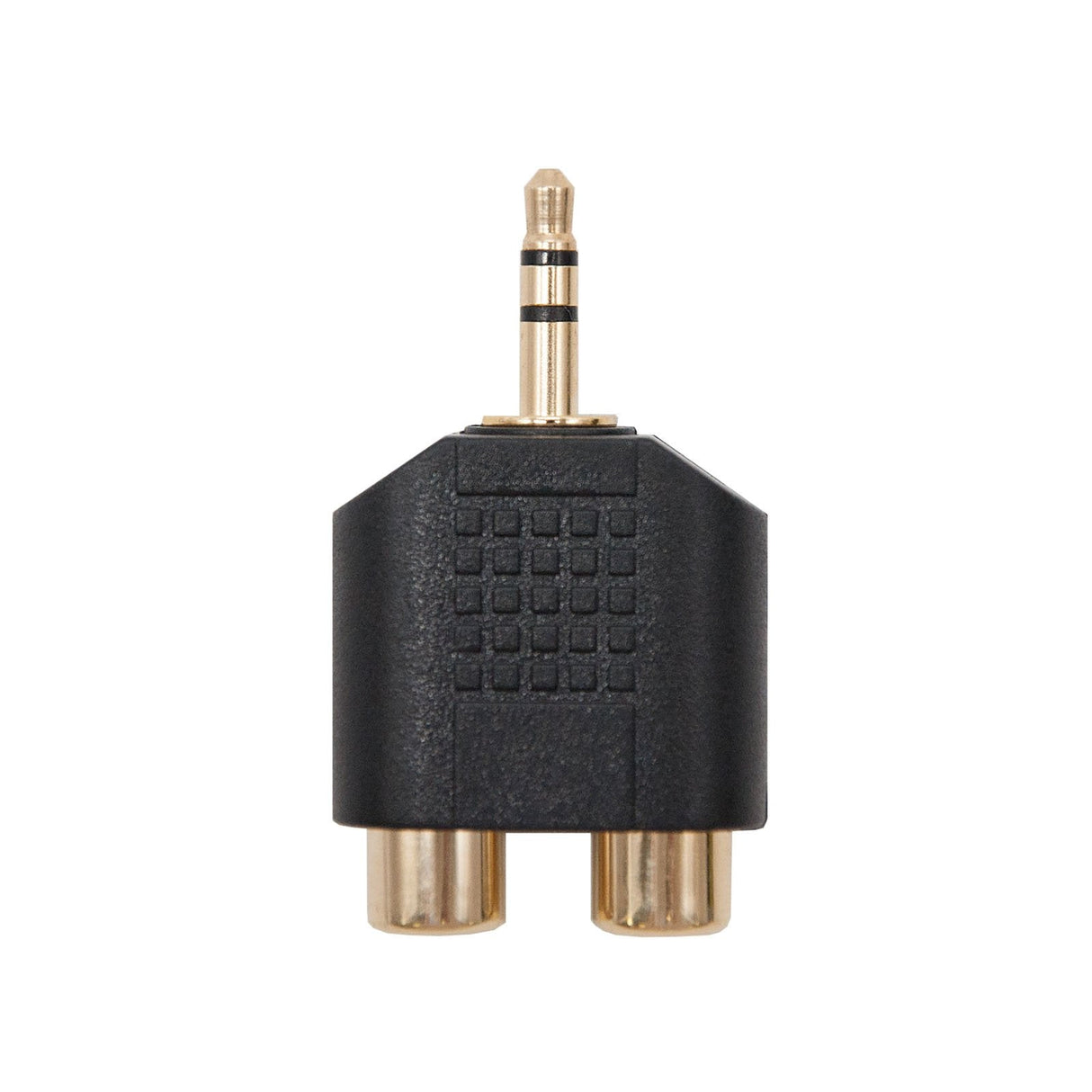 Adaptador De Audio Estéreo 2xrca-H A Jack 3.5mm-M · Negro