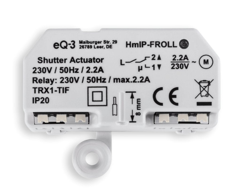 EAN 4047976513475 - HomeMatic HmIP-FROLL accesorio de persiana/contraventana Transmisor Blanco imagen 1