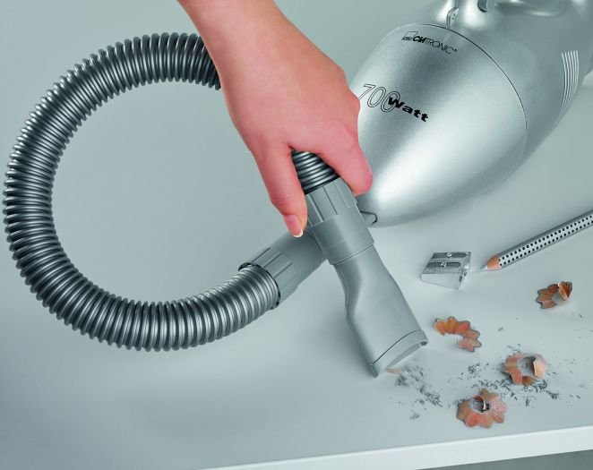 EAN 4006160821970 - Clatronic HS 2631 aspiradora de mano Gris Bolsa para el polvo imagen 2