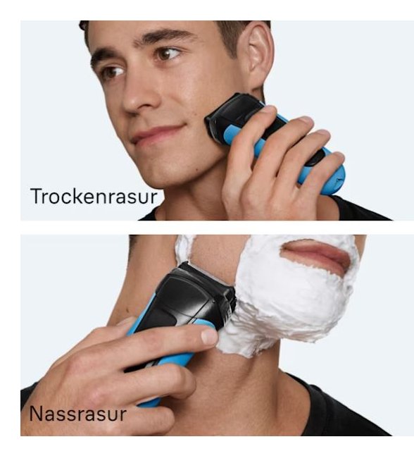 Braun Series 3 - 310s, Azul Navaja/Negro 8700216735667