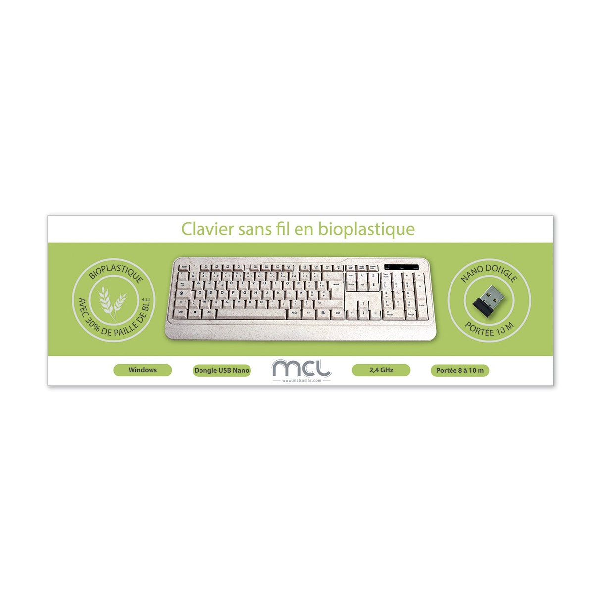 Bioplastic Wireless Keyboard