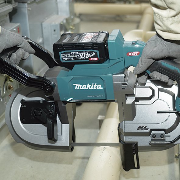 Sierra Makita Pb002gz, De Cinta Azul/Negro