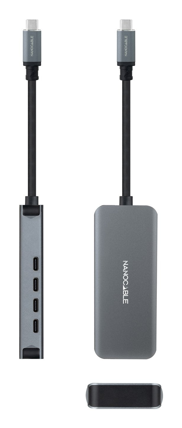 Hub Usb-C/M A 3xusb-C/H Aluminio 10 Cm