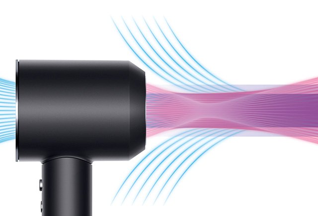 Dyson Supersonic Black/Nickel 1600 W Negro, Níquel
