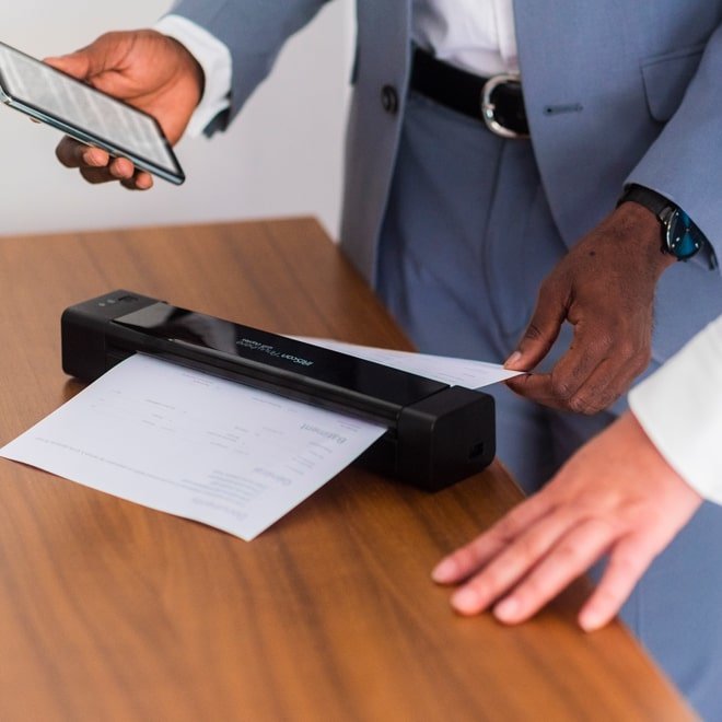 Escáner Portátil I.R.I.S. Iriscan Anywhere 6 Wifi Duplex 1200 X 1200 Dpi A4 Negro